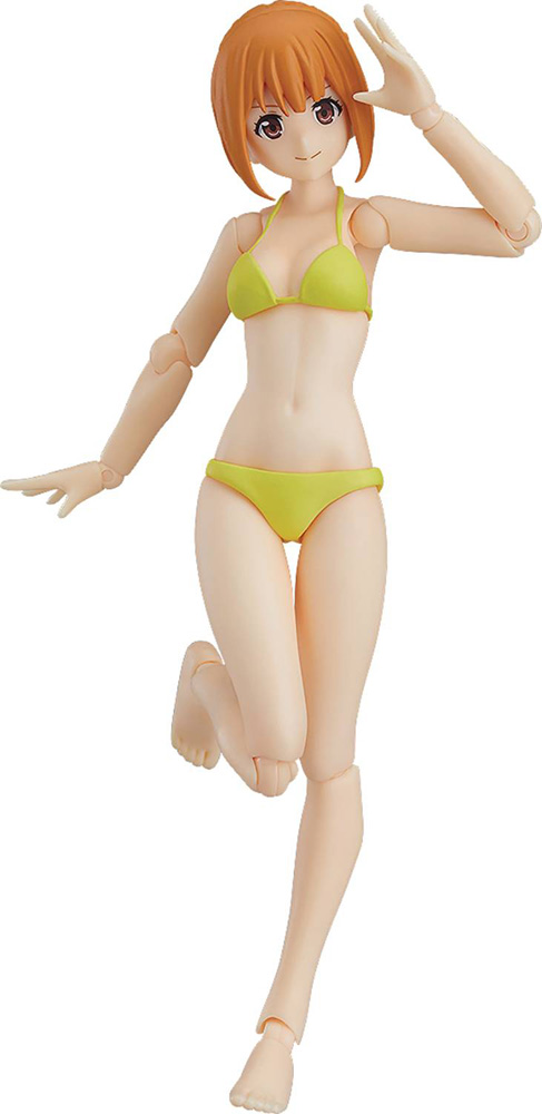 Image: Figma Action Figure Type 2: Emily Female  (Swimsuit Body) - Max Factory