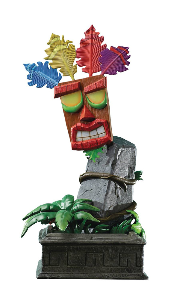 Image: Crash Bandicoot Resin Statue: Mini Aku Aku Mask  - First 4 Figures