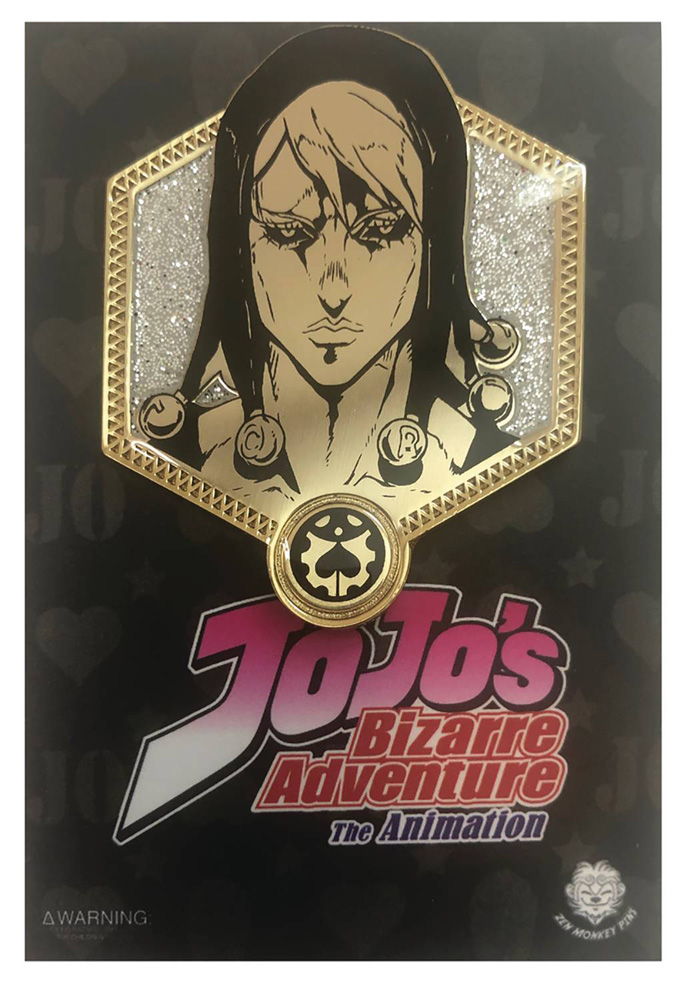 Image: Jojo's Bizarre Adventure Pin: Gold Risotto  - Zen Monkey Studios LLC