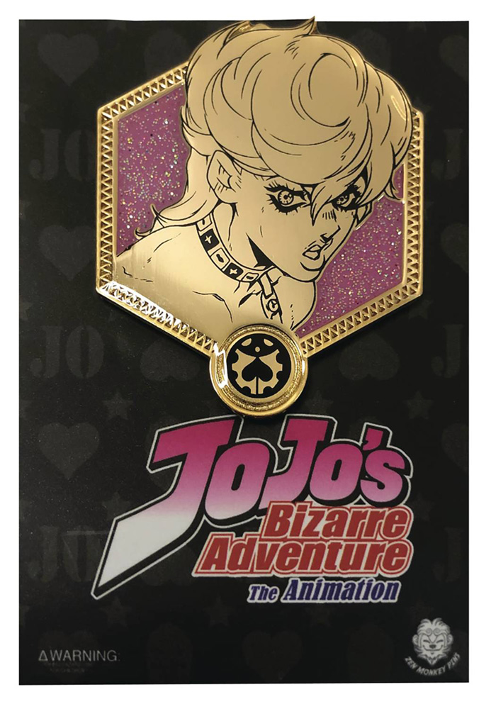 Image: Jojo's Bizarre Adventure Pin: Gold Trish Una  - Zen Monkey Studios LLC