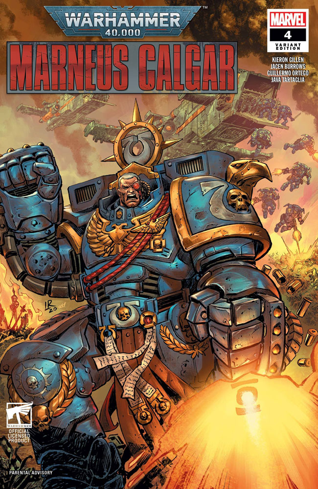 Image: Warhammer 40K: Marneus Calgar #4 (variant cover - Luke Ross) - Marvel Comics