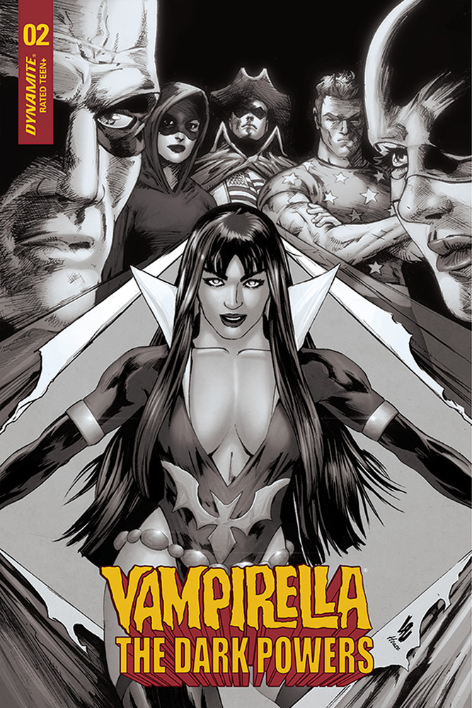 Image: Vampirella: The Dark Powers #2 (incentive 1:15 cover - Lau B&W)  [2021] - Dynamite