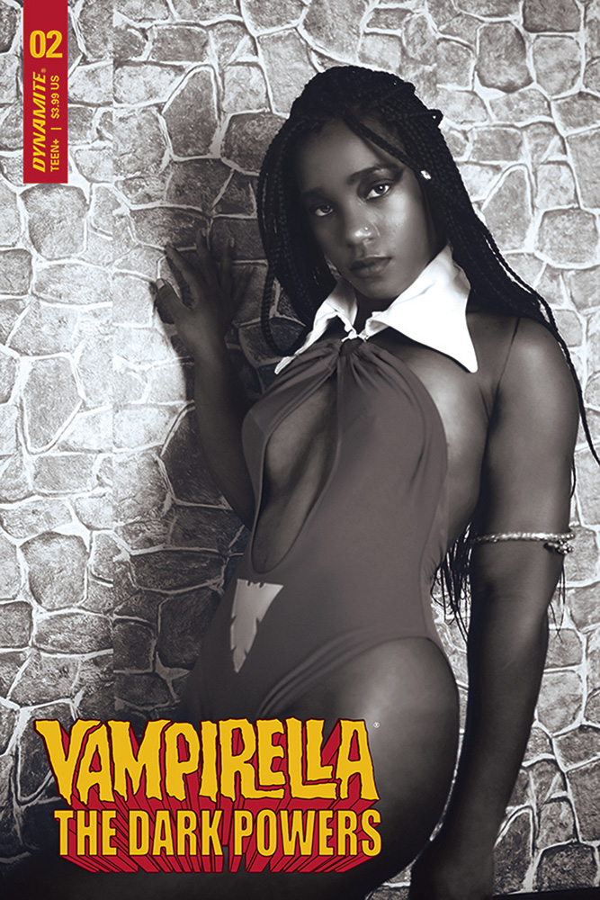 Image: Vampirella: The Dark Powers #2 (incentive 1:15 cover - Cosplay B&W)  [2021] - Dynamite
