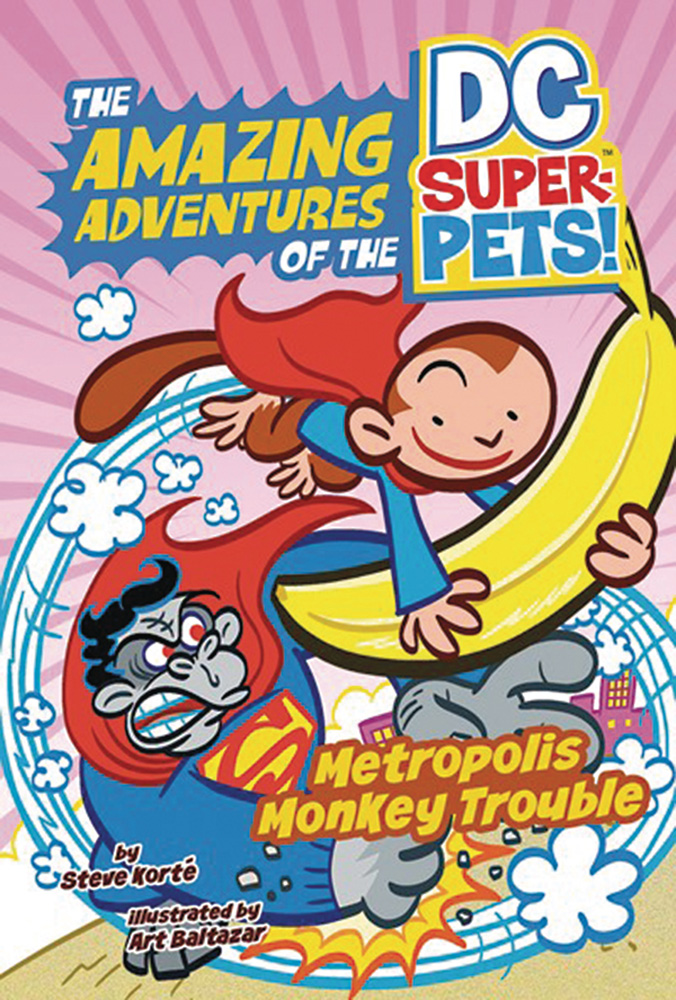 Image: Amazing Adventures of the DC Super Pets: Metropolis Monkey Trouble SC  - Capstone - Picture Window Book