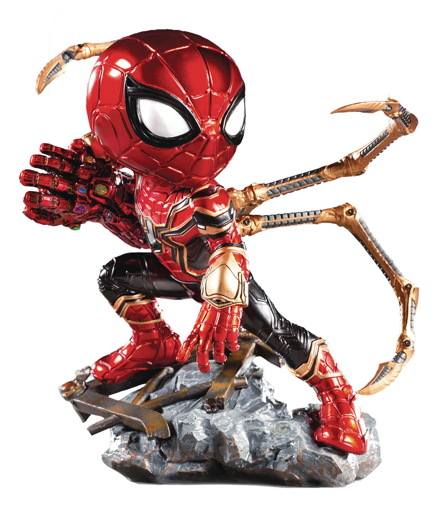 Image: Minico Avengers Endgame Vinyl Statue: Iron Spider  - Iron Studios