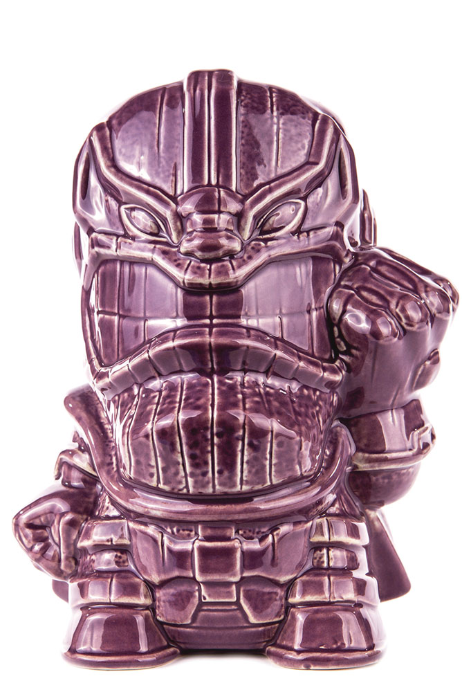 Image: Marvel Tiki Mug: Thanos  (Titan Purple) (32 ounce) - Mondo Tees LLC