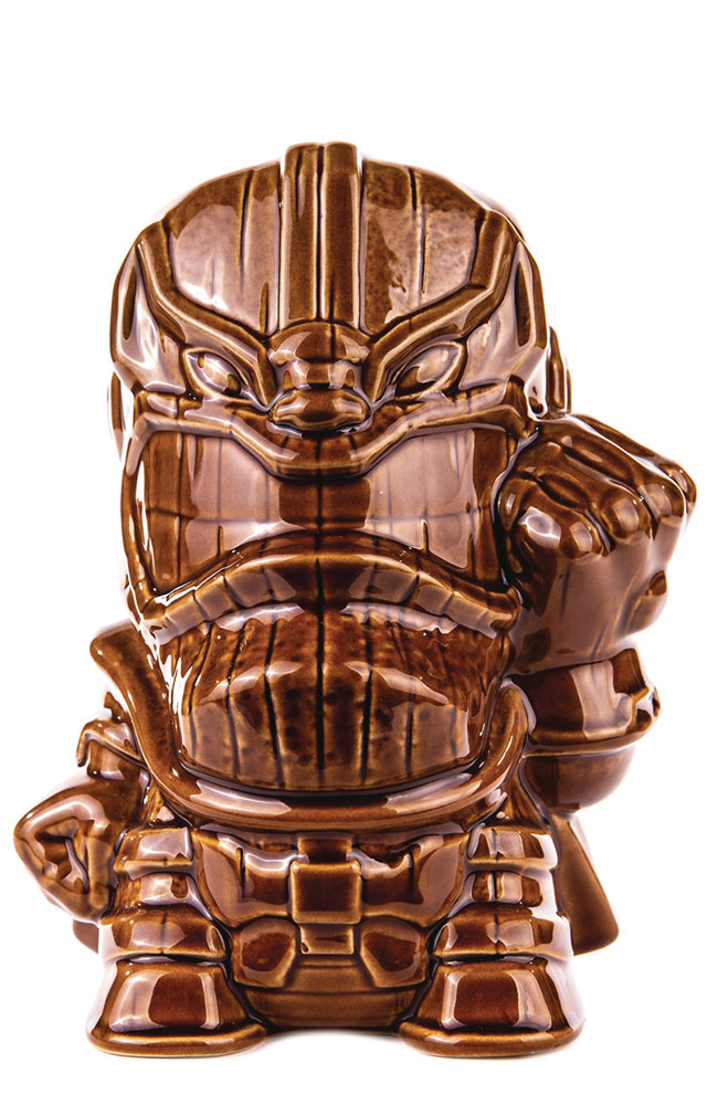 Image: Marvel Tiki Mug: Thanos  (Alamo Brown variant) (32 ounce) - Mondo Tees LLC
