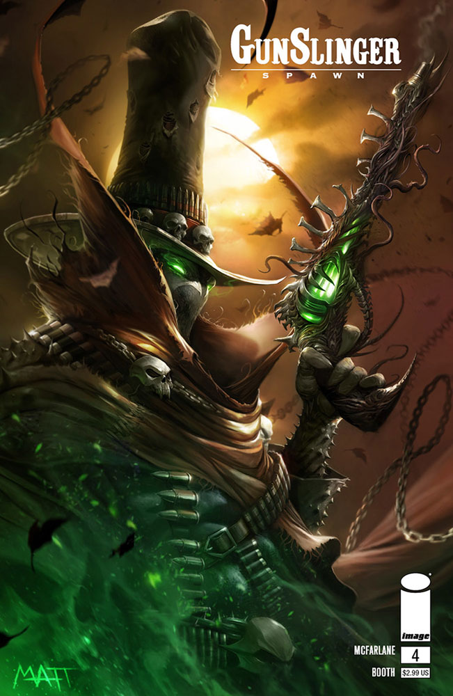 Image: Gunslinger Spawn #4 (cover B - Mattina)  [2022] - Image Comics