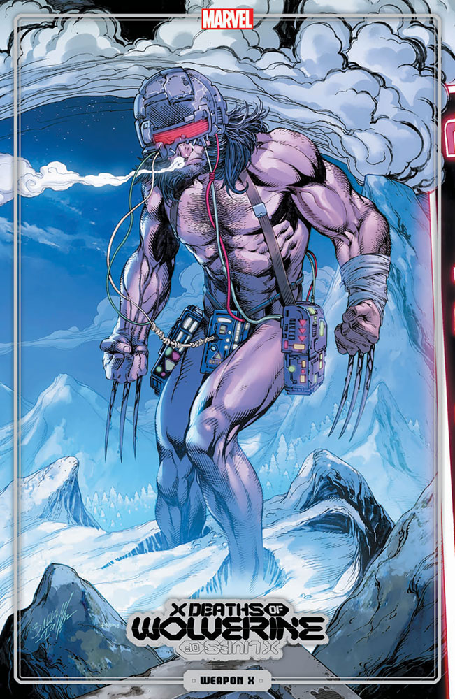 Image: X Deaths of Wolverine #2 (variant trading card cover - Mark Bagley) - Marvel Comics