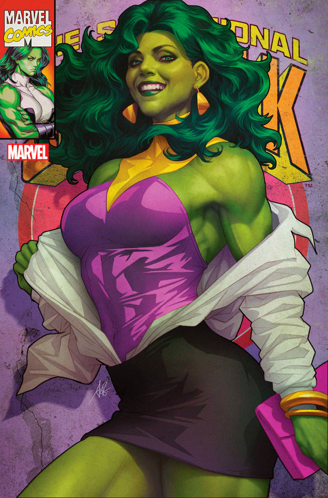 Image: She-Hulk #1 (variant cover - Stanley Artgerm Lau)  [2022] - Marvel Comics