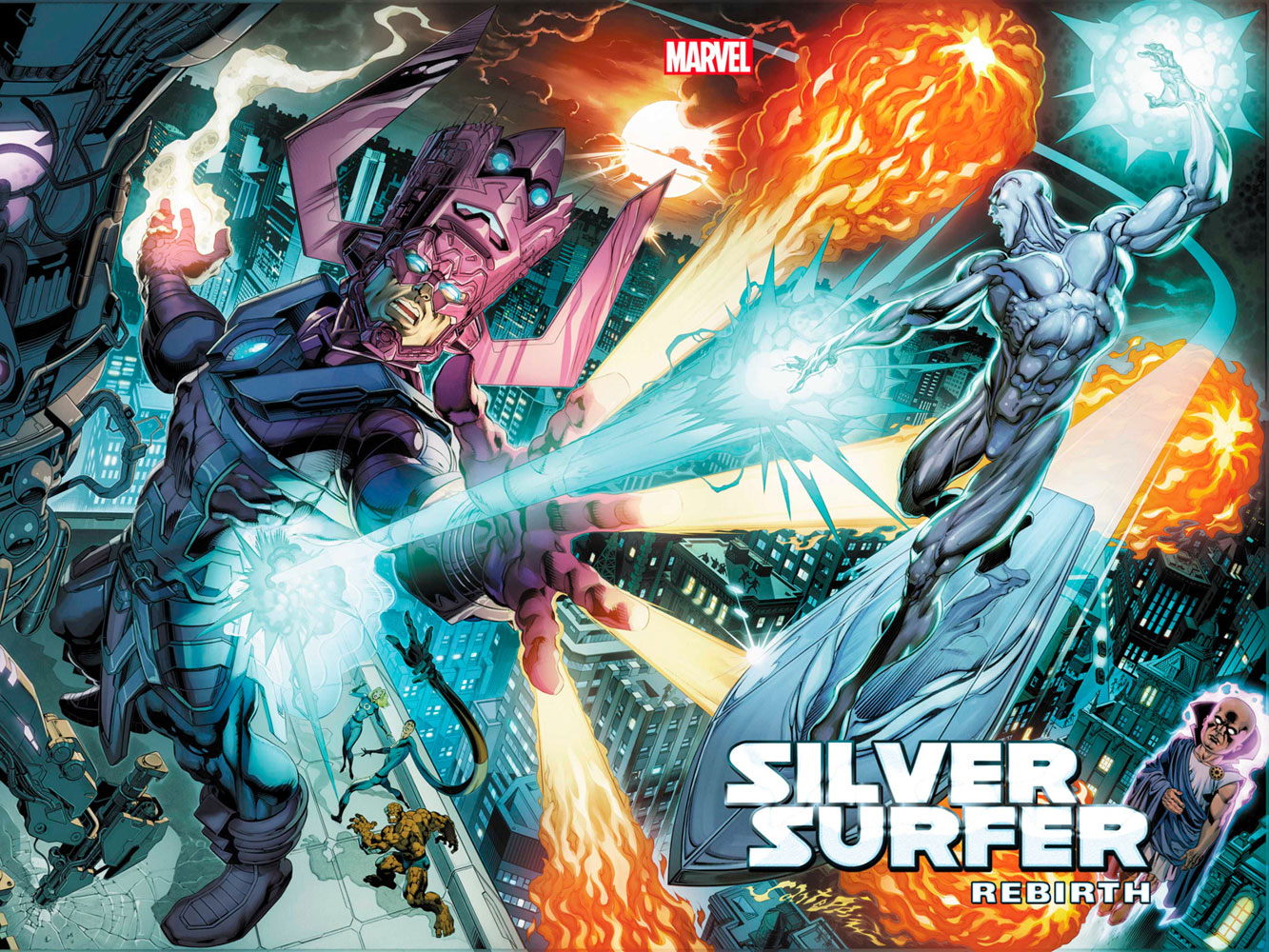 Image: Silver Surfer Rebirth #1 (incentive 1:25 wraparound cover - Claudio Castellini)  [2022] - Marvel Comics