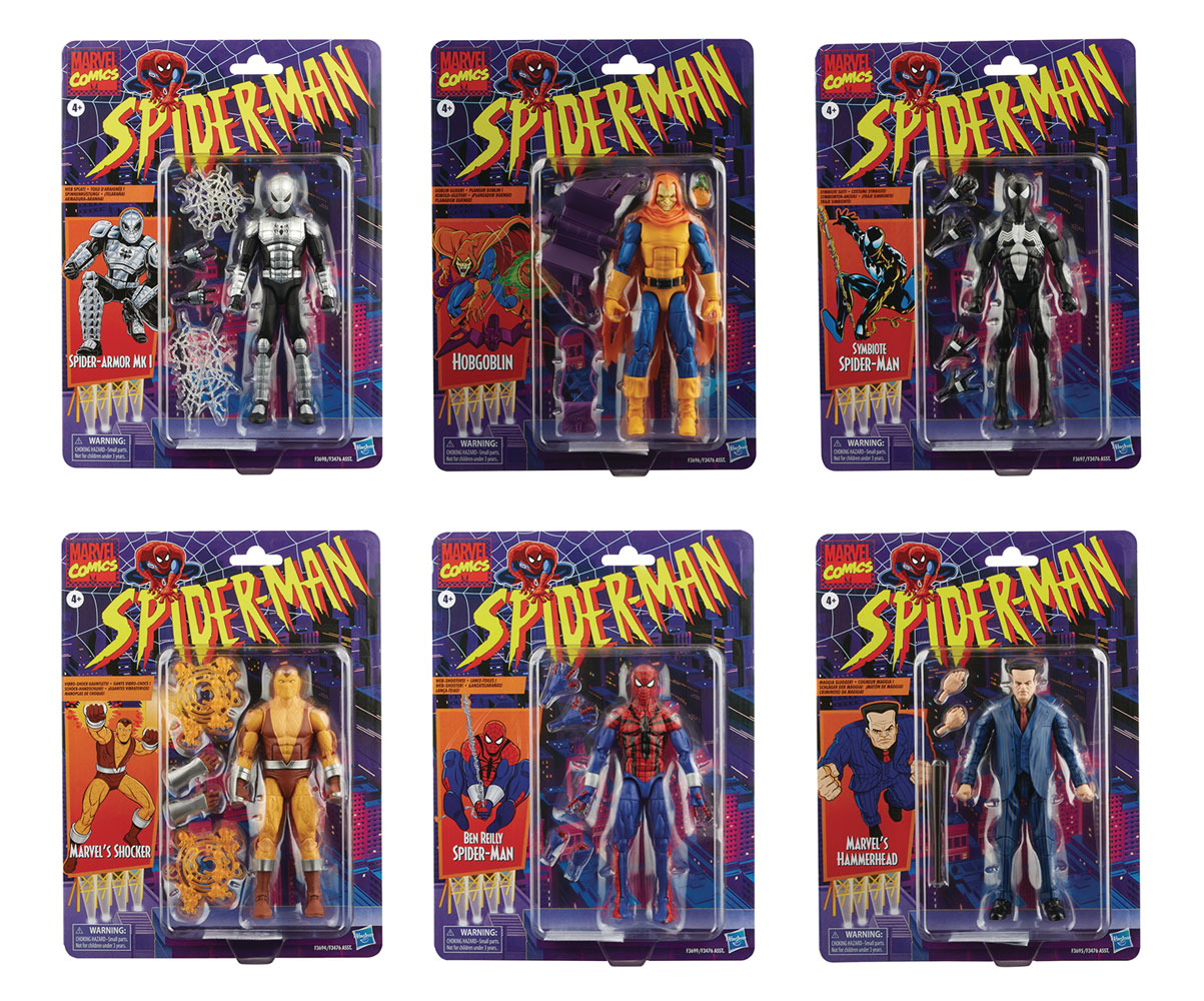 Image: Spider-Man Legends Retro  (6-inch) Action Figure Assortment 202201 - Hasbro Toy Group