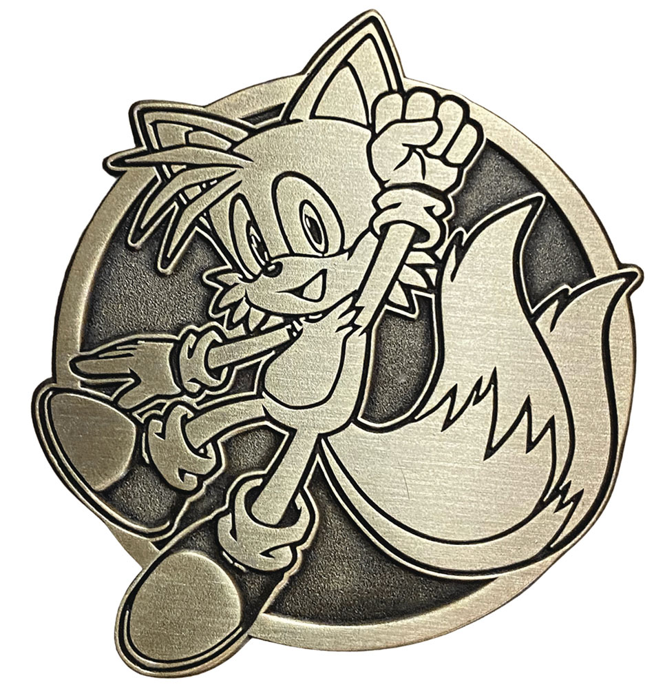 Sonic the Hedgehog Emblem Pin: Tails (Ltd edition) - Westfield Comics