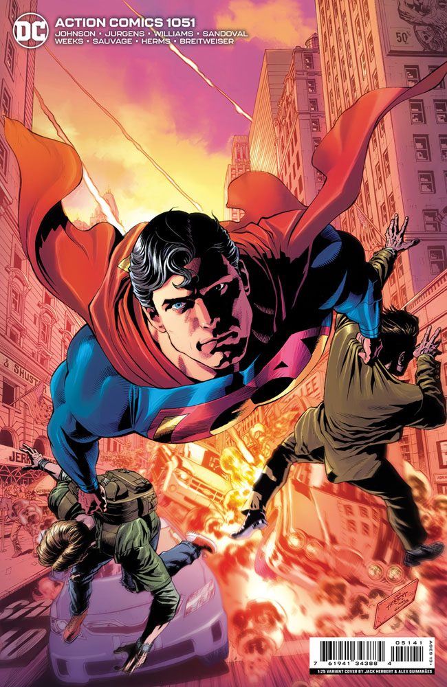 Image: Action Comics #1051 (cover I incentive 1:25 cardstock - Jack Herbert)  [2023] - DC Comics