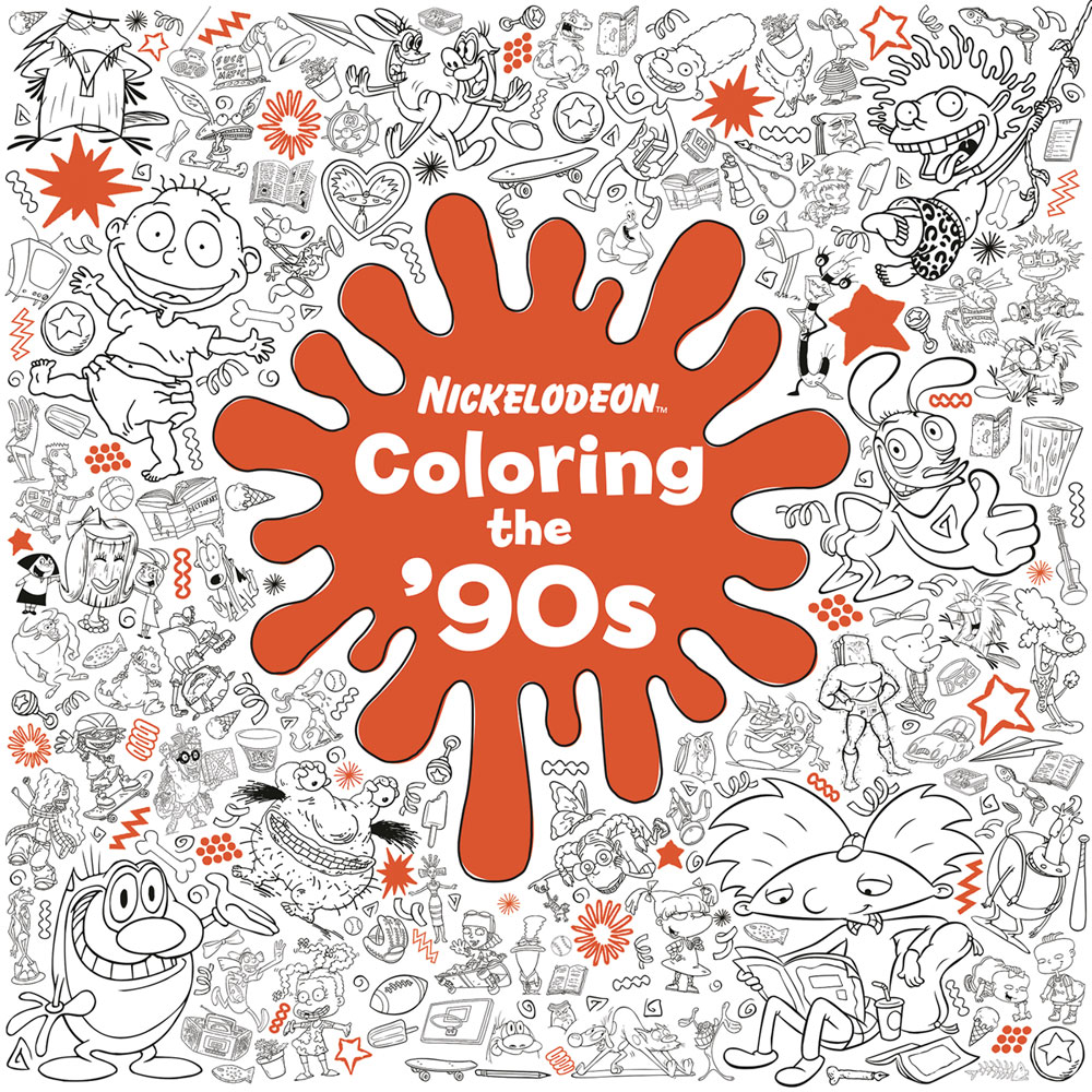 Coloring '90s Nickelodeon Coloring Book SC Westfield Comics