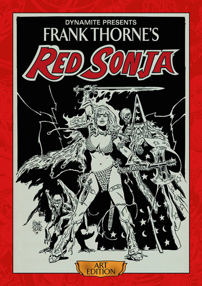 Image: Frank Thorne Red Sonja Art Edition HC  (signed) - Dynamite