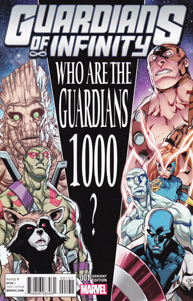 Image: Guardians of Infinity #1 (Barberi variant cover - 00131) - Marvel Comics