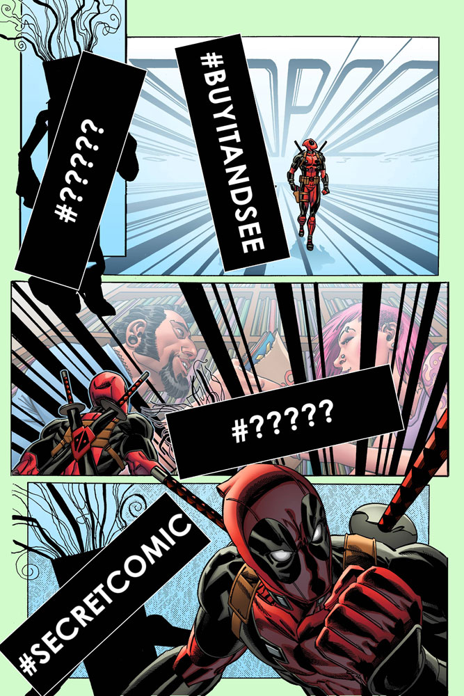 Image: Deadpool #4 (variant cover - Koblish Secret Comic) - Marvel Comics