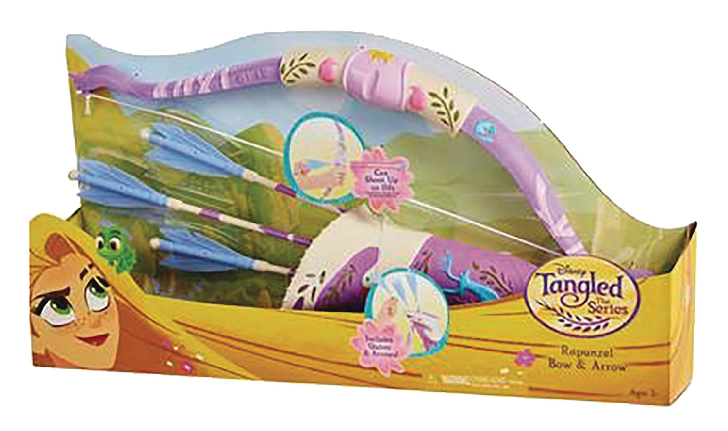 Image: Disney Tangled Rapunzel Bow & Arrow Case  - Jakks Pacific