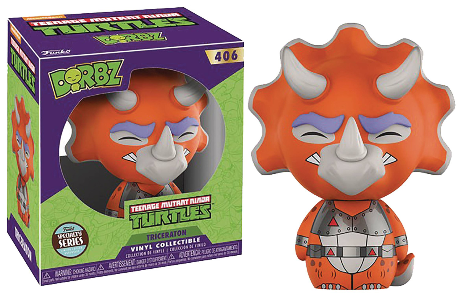 Image: Dorbz TMNT Specialty Series Vinyl Figure: Triceraton  - Funko