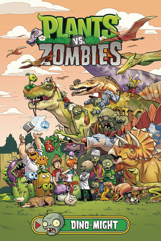 Image: Plants vs. Zombies: Dino-Might HC  - Dark Horse Comics