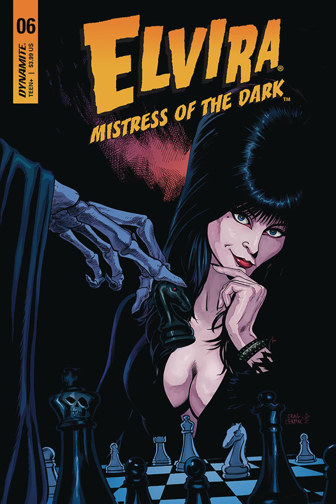 Image: Elvira: Mistress of the Dark #6 (cover B - Cermak)  [2018] - Dynamite