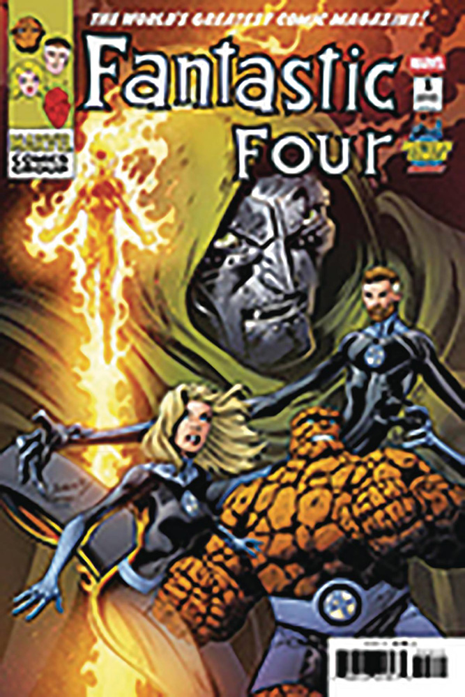 Image: Fantastic Four #1 (variant DFE cover - Midtown) (DFE signed - Mark Bagley) - Dynamic Forces