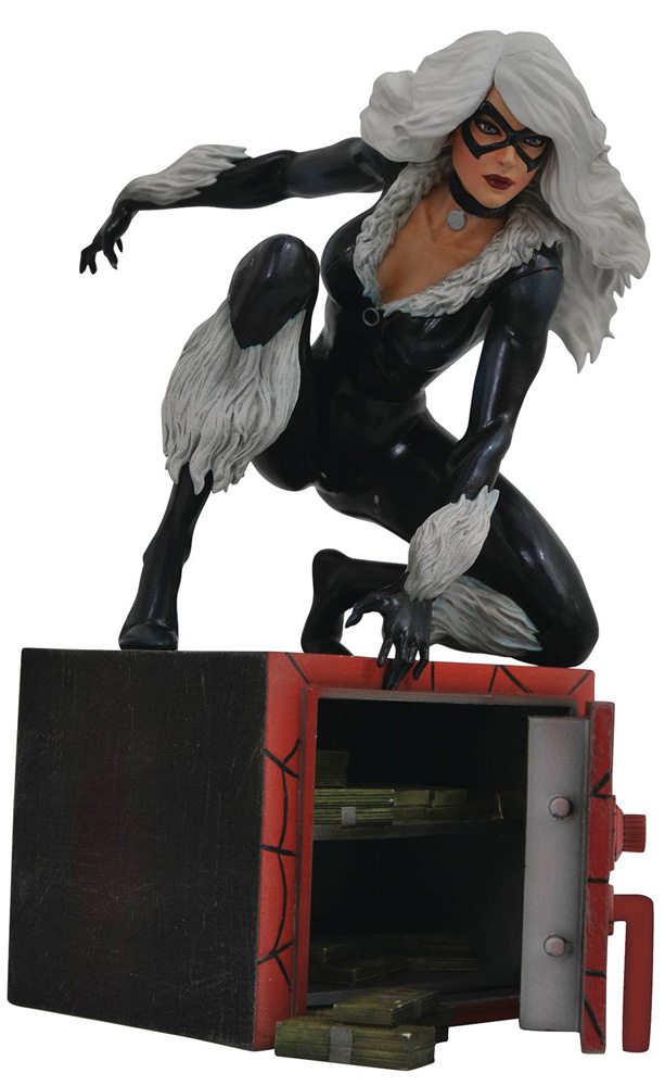 Image: Marvel Gallery PVC Diorama: Black Cat  - Diamond Select Toys LLC