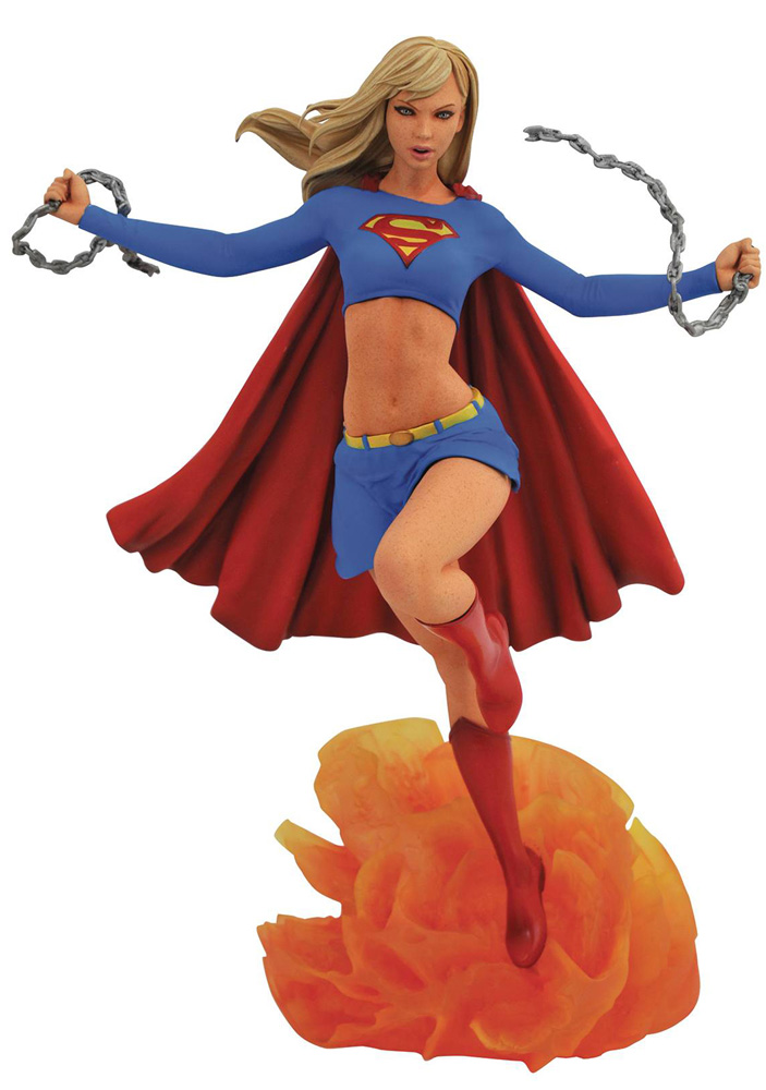 Image: DC Gallery PVC Diorama: Supergirl  - Diamond Select Toys LLC