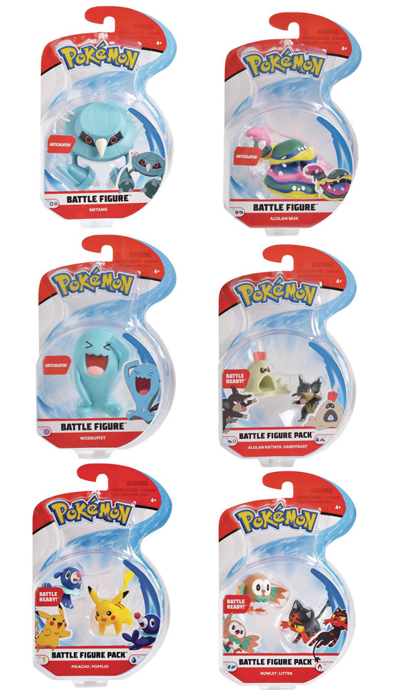 Image: Pokemon Battle Figure Assortment  - Wicked Cool Toys