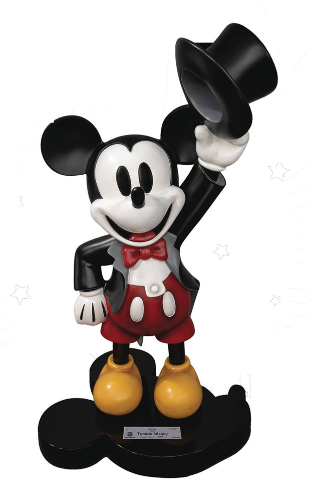 Image: Disney MC-008 90th Anniversary Statue: Tuxedo Mickey  (1/4 Scale) - Beast Kingdom Co., Ltd