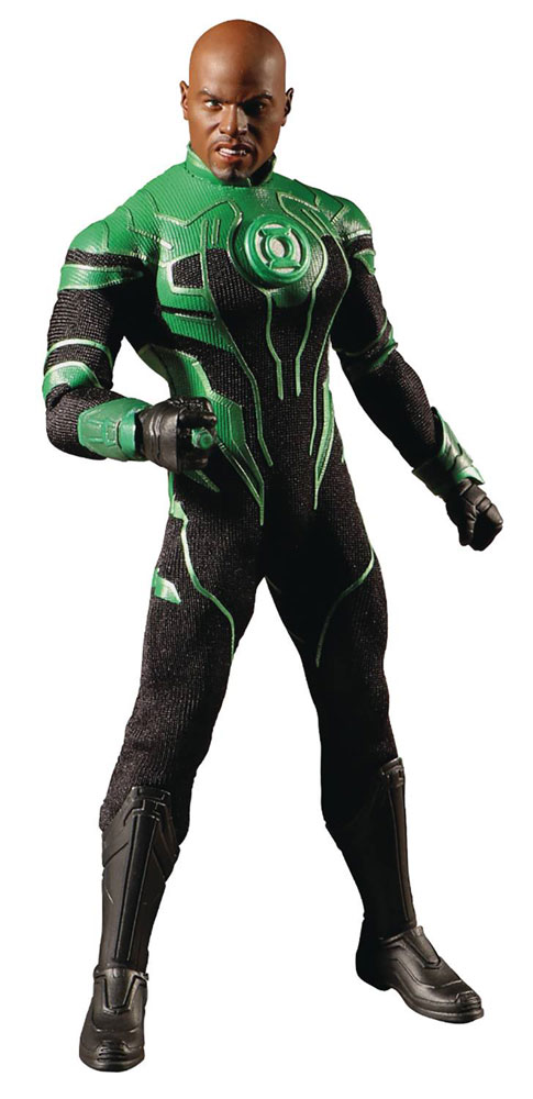 Image: DC One:12 Collective Action Figure: Green Lantern John Stewart  - Mezco Toys