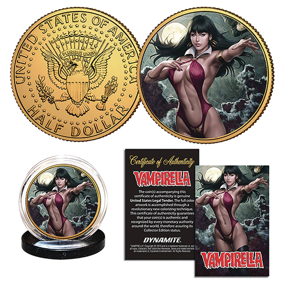 Image: Vampirella Collectible Coin: Stanley Artgerm Lau No. 4  - Dynamite