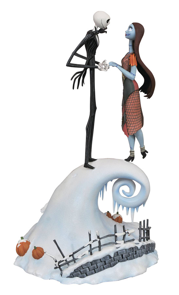 Image: Nightmare Before Christmas Milestones Statue: Jack & Sally  - Diamond Select Toys LLC