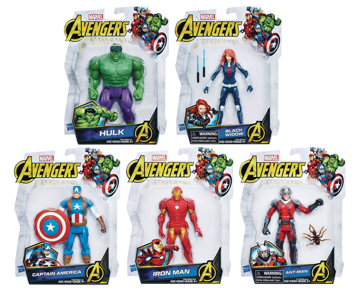 Image: Avengers 6-Inch Basic Action Figure Assortment 201901  - Hasbro Toy Group