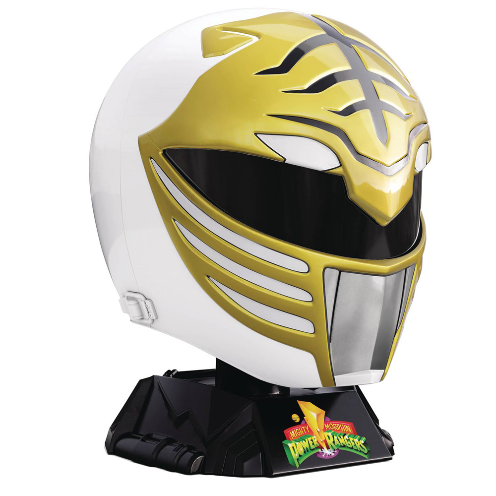 Image: Power Rangers Lightning Collection Helmet: MMPR White Ranger  - Hasbro Toy Group