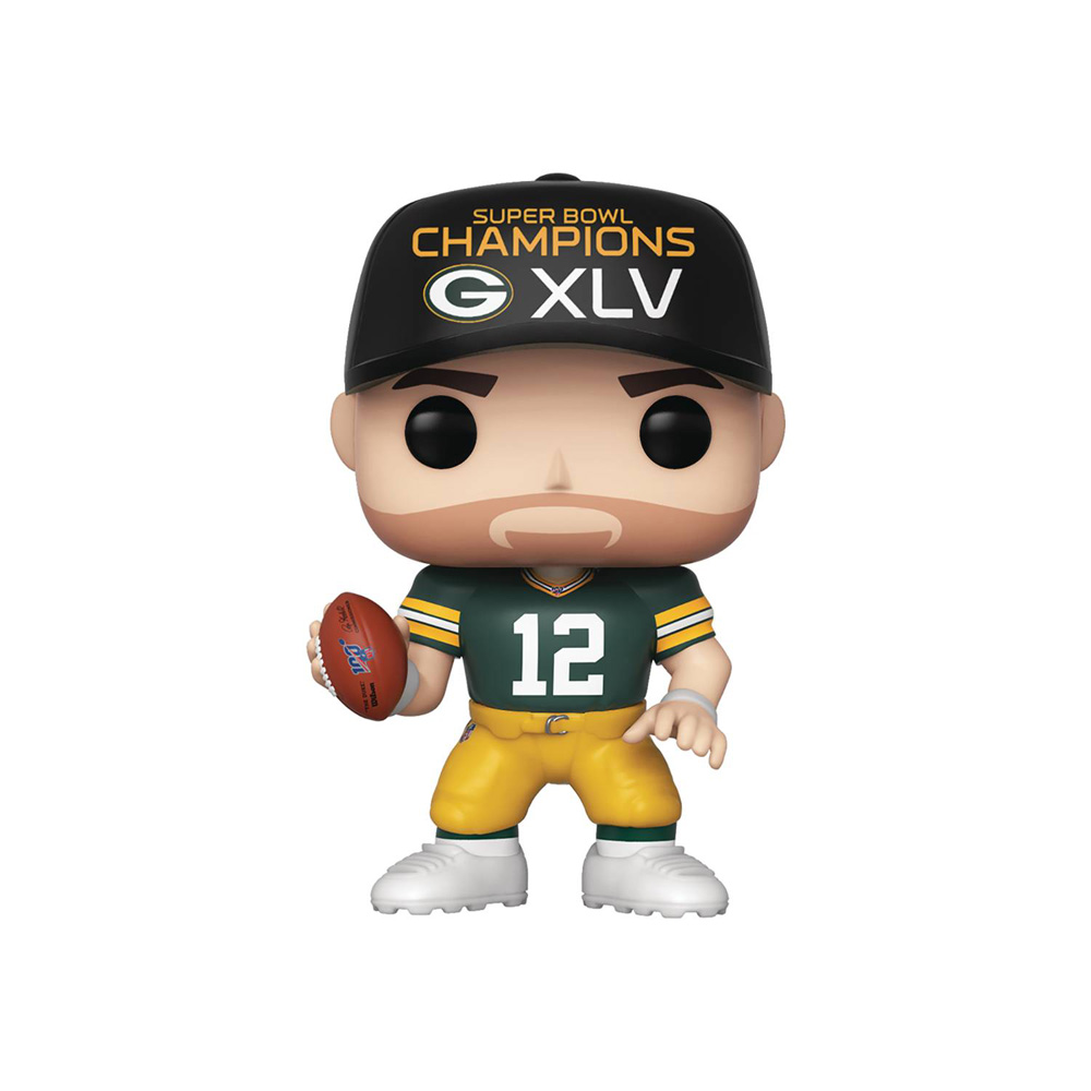 Image: Pop! NFL Vinyl Figure: Packers - Aaron Rodgers  (SB Champsions XLV) - Funko