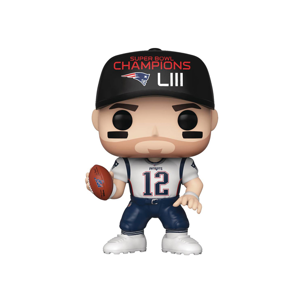 Image: Pop! NFL Vinyl Figure: Patriots - Tom Brady  (SB Champions LIII) - Funko