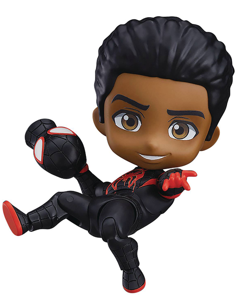 Image: Spider-Man: Into the Spiderverse Nendoroid Action Figure: Miles  (deluxe version) - Good Smile Company