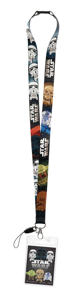 Image: Star Wars Lanyard: Kawaii Cast  - Monogram Products