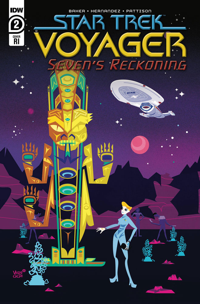 Image: Star Trek: Voyager - Seven's Reckoning #2 (incentive 1:10 cover - Veregge)  [2020] - IDW Publishing