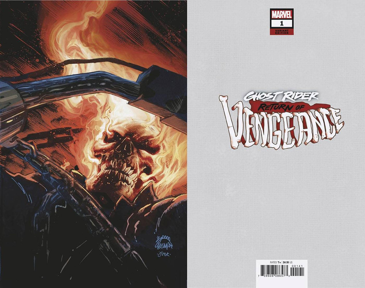 Image: Ghost Rider: The Return of Vengeance #1 (incentive 1:100 cover - Stegman virgin)  [2020] - Marvel Comics