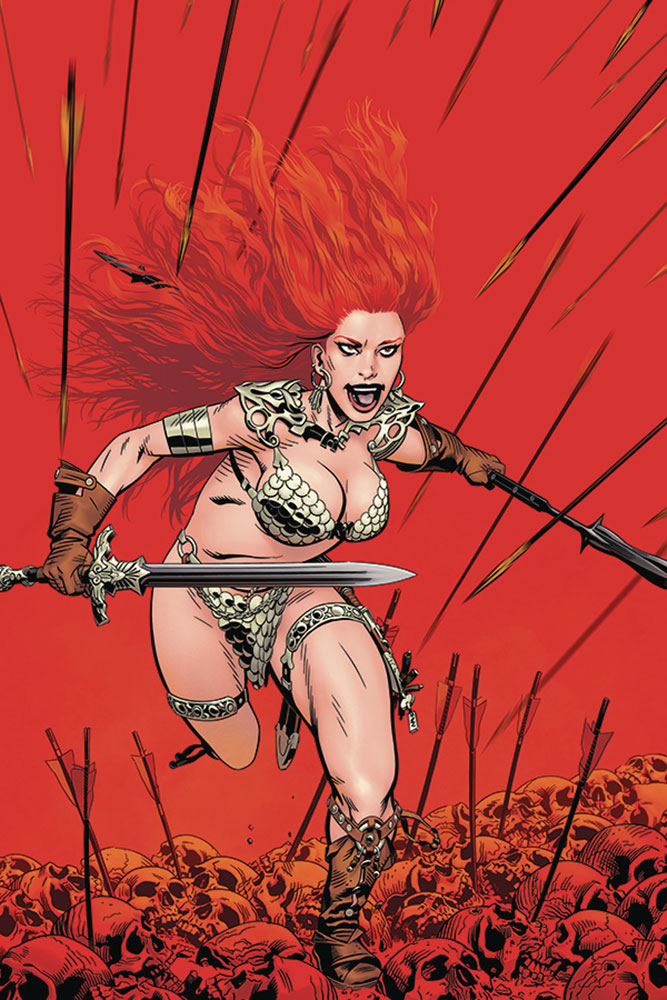 Image: Red Sonja: Price of Blood #1 (variant cover - Golden virgin) - Dynamite