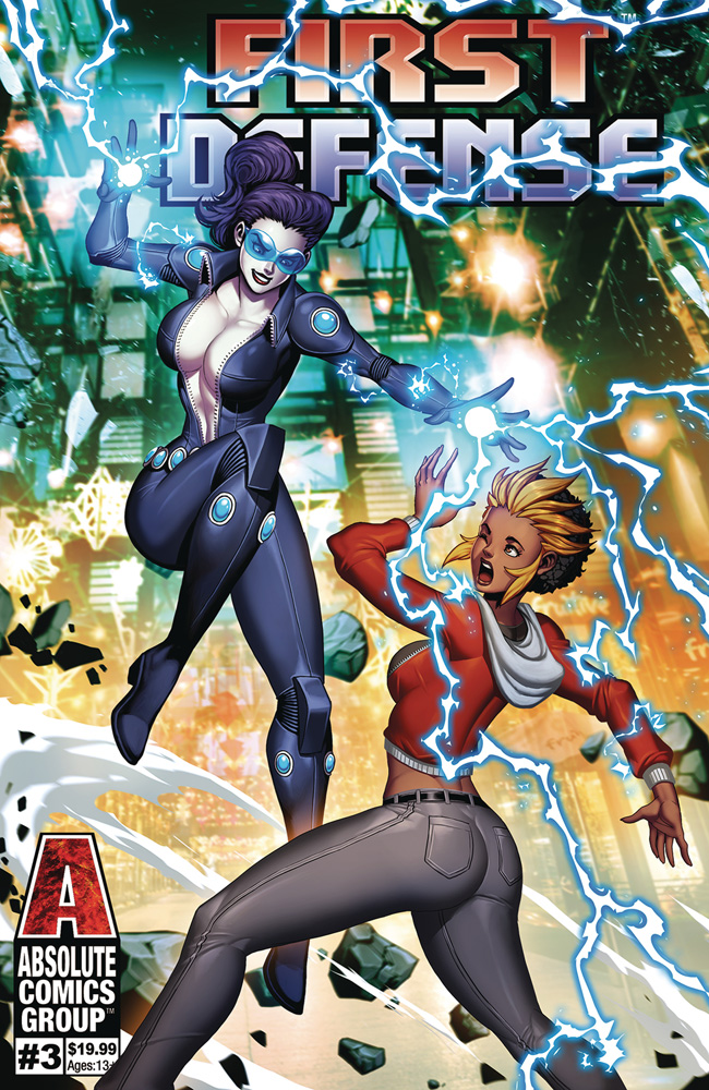 Image: First Defense #3 (cover B - Genzoman Lenticular) - Absolute Comics Group