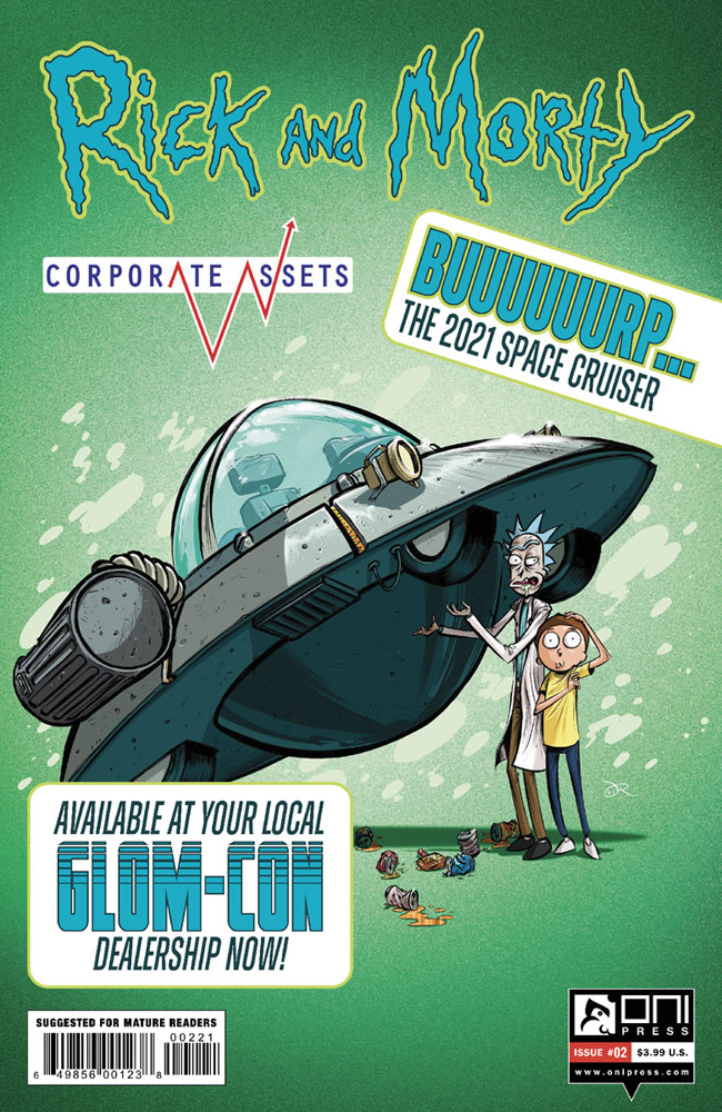 Image: Rick and Morty: Corporate Assests #2 (cover B - Lee) - Oni Press Inc.