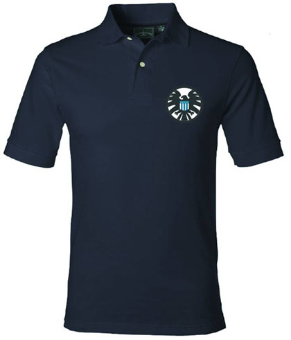 Marvel Classic S.H.I.E.L.D. Logo Polo (L) - Westfield Comics