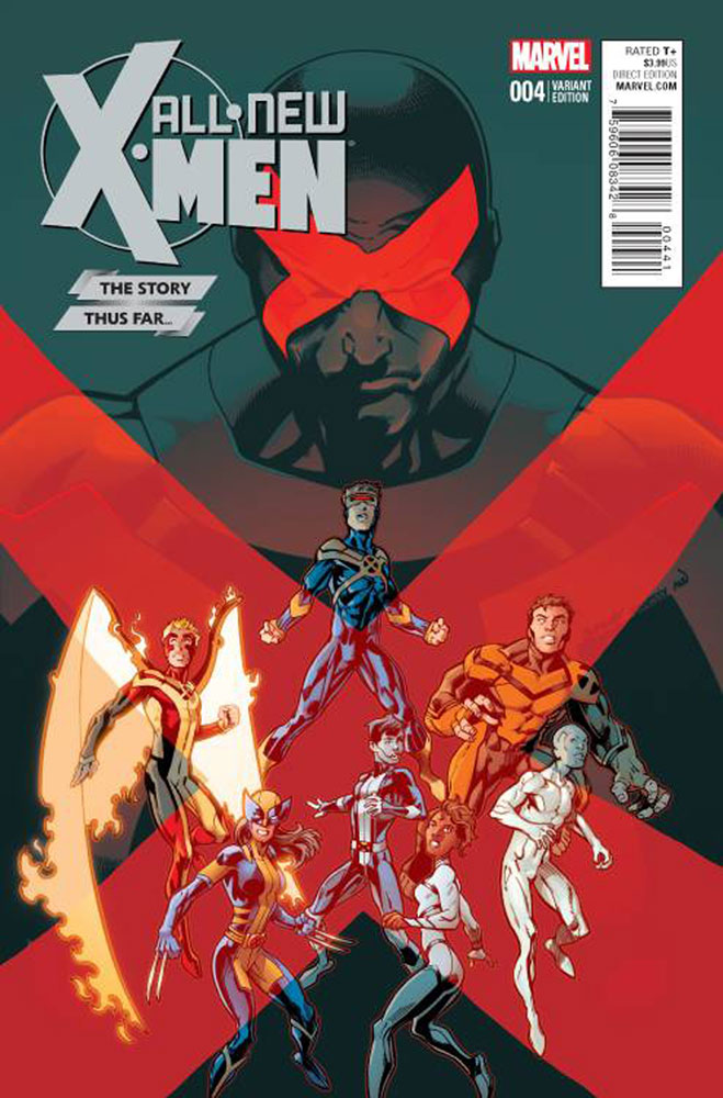 Image: All-New X-Men #4 (variant Story Thus Far incentive cover - Mark Bagley)  [2016] - Marvel Comics