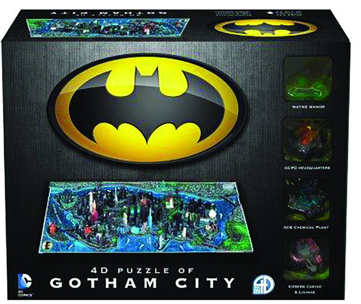 4d Cityscape Puzzle Batman Gotham City Westfield Comics