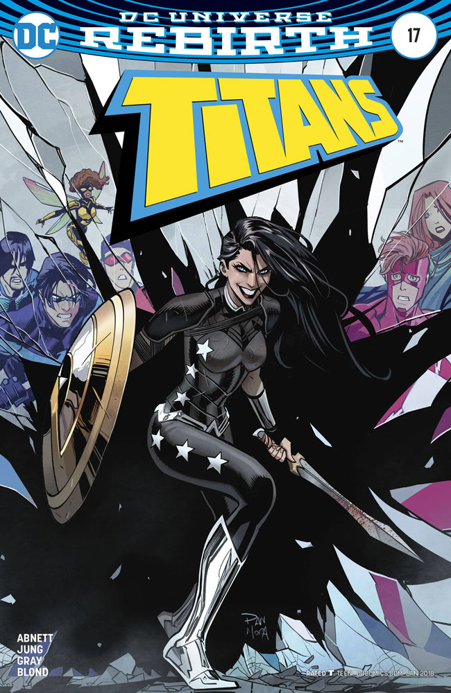 Image: Titans #17 (variant cover - Dan Mora)  [2017] - DC Comics