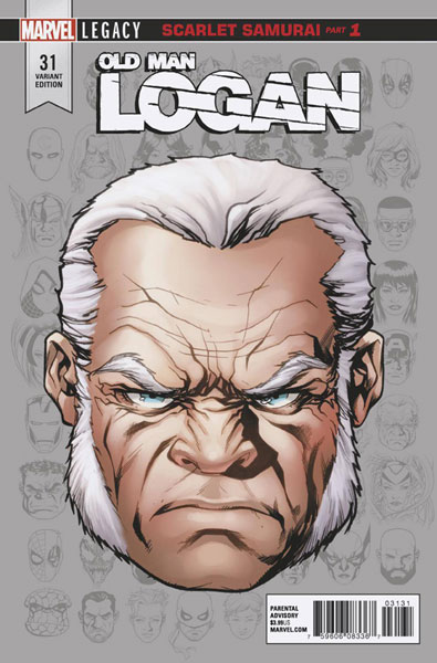 Image: Old Man Logan #31 (Legacy) (variant Legacy Headshot cover - McKone)  [2017] - Marvel Comics